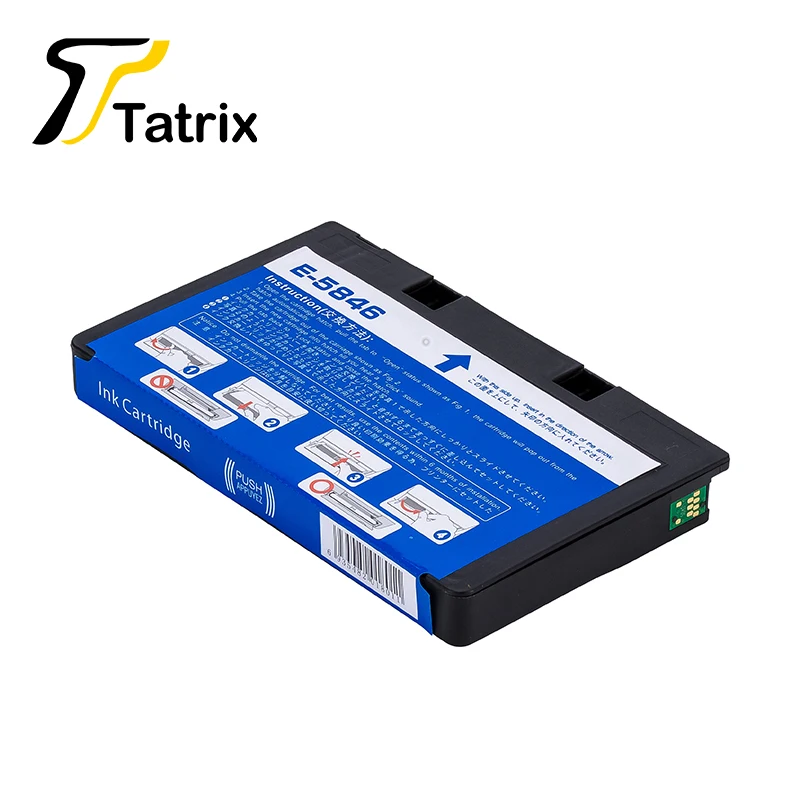 5 шт. чернильный картридж для T5846 совместимый с Epson PictureMate 200 240 260 280 290 PM 225 300|ink