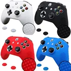 Силиконовый чехол, защитный чехол для геймпада Xbox One S Slim, с 2 палочками для большого пальца