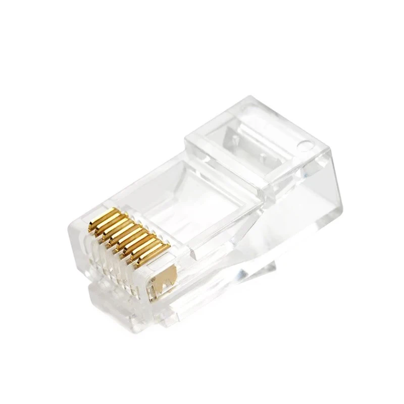 Разъемы RJ45 Cat6 UTP 8P8C позолоченный сетевой Ethernet-Кабель Неэкранированные штекеры