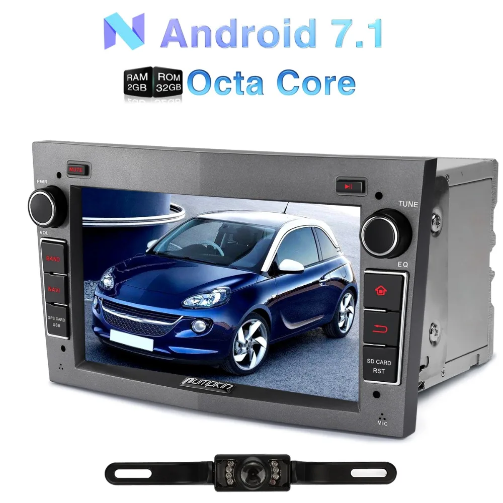 Тыквы Octa Core 2G Оперативная память 32G Встроенная 2 din7''android 7 1 автомобильный Радио