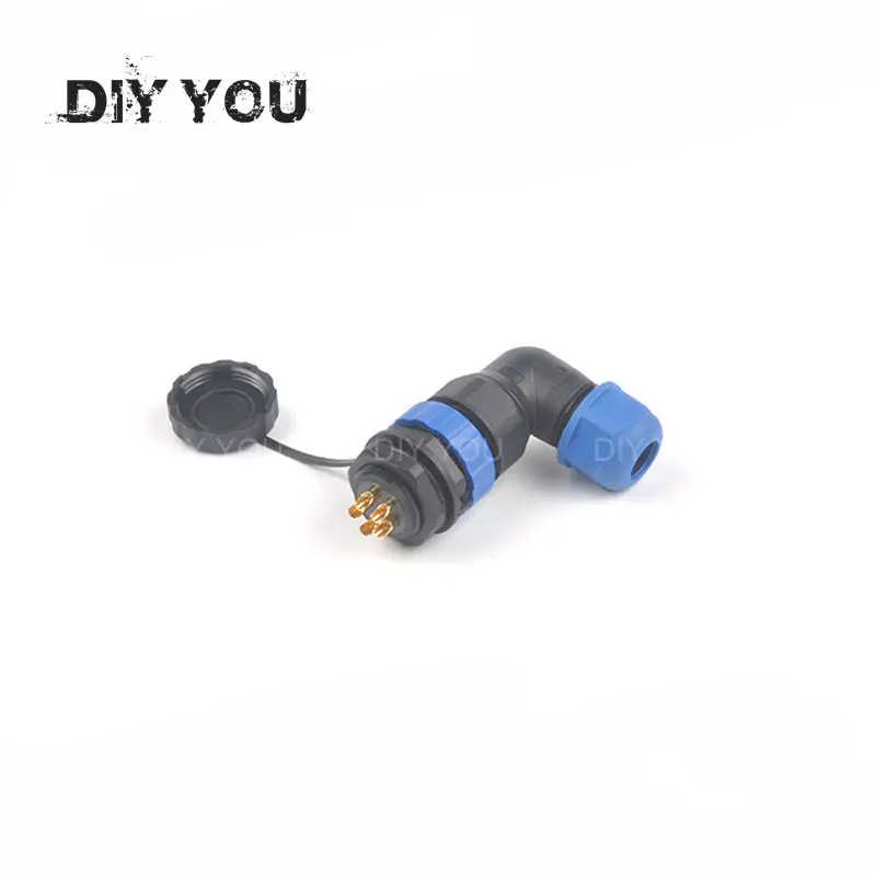 SP16 IP68 водонепроницаемый док авиационным соединителем с разъемом папа и муфтовый