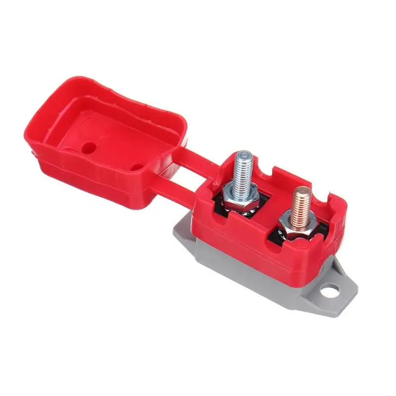VODOOL DC 12V/24V 10/15/20/25/30/40/50A автомобильный автомат защити цепи с красной крышкой