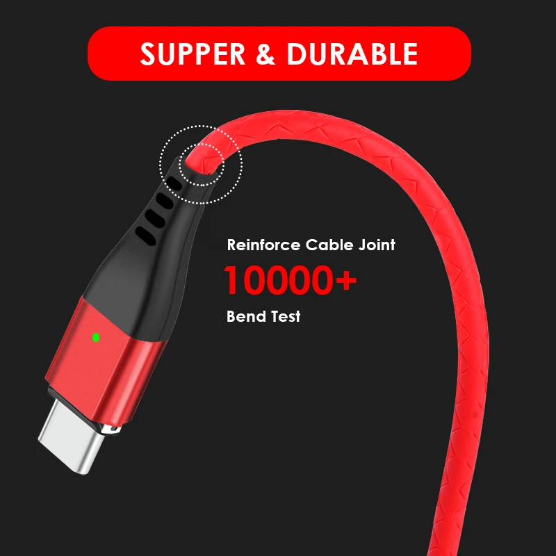 Магнитный Micro USB кабель 2.4A Быстрая зарядка для передачи данных samsung Xiaomi LG планшет