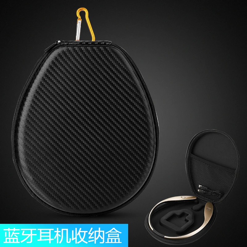 

Bluetooth Headphones Carrying Case Portable Storage Carrying Hard Box for Hanging neck bluetooth headset