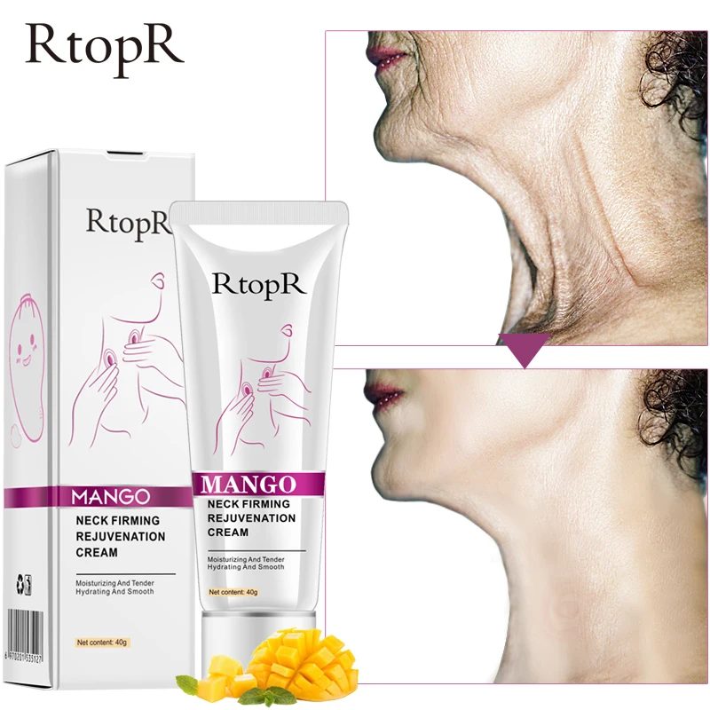 

2pcs RtopR Neck Firming Rejuvenation Cream Anti-wrinkle Firming Skin Whitening Moisturizing Neck Serum Mild 40g