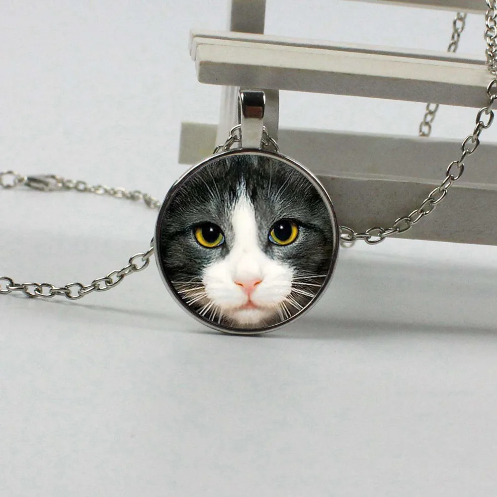 Новое ожерелье с подвеской в виде черной кошки 3 цвета Лидер продаж богатство