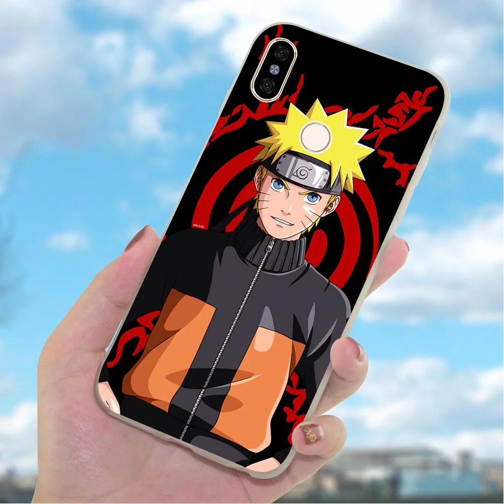 Мягкий ТПУ чехол для телефона Xiaomi Mi A2 Наруто мультяшный A1 8 Lite 9 9se Redmi 4A 4X 5 Plus 5A Prime 6A