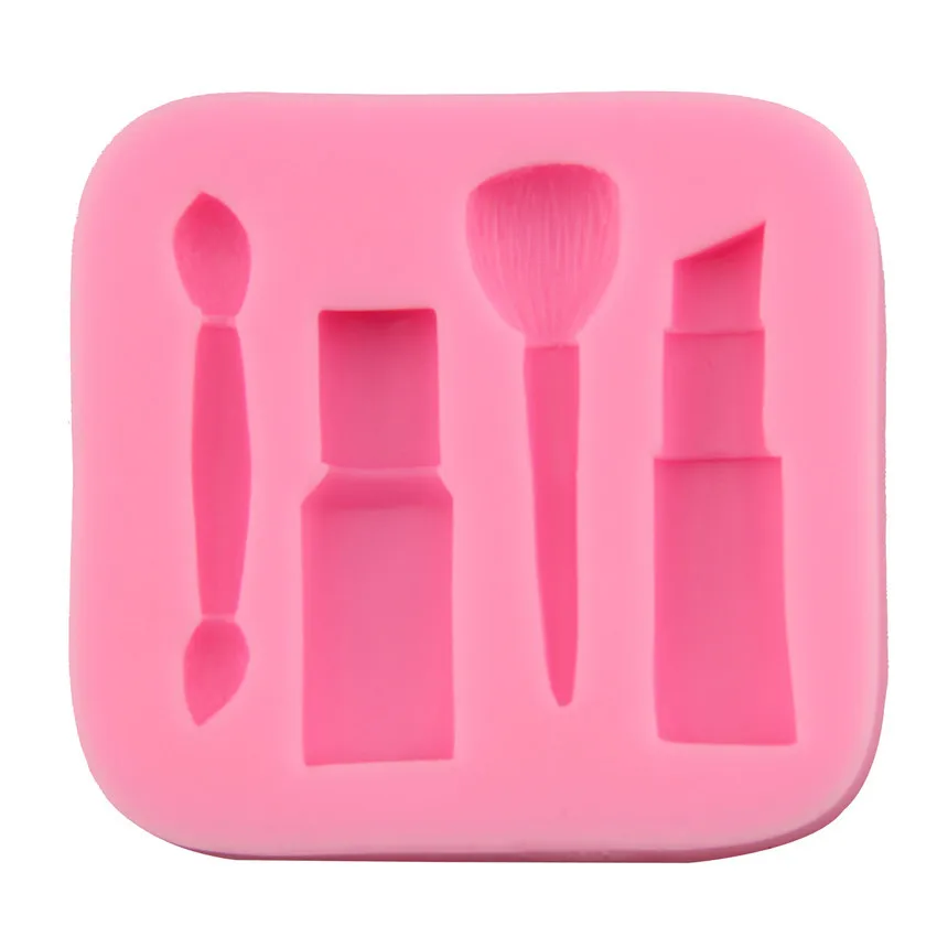 Помада Силиконовые Фондант Плесень Торт Sugarcraft Шоколад Отделка Инструмент для