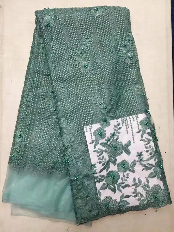 YLB137-3! (6color)wonderful African net lace fabric with beads wholesale price sale top quality French for party dress! | Дом и сад