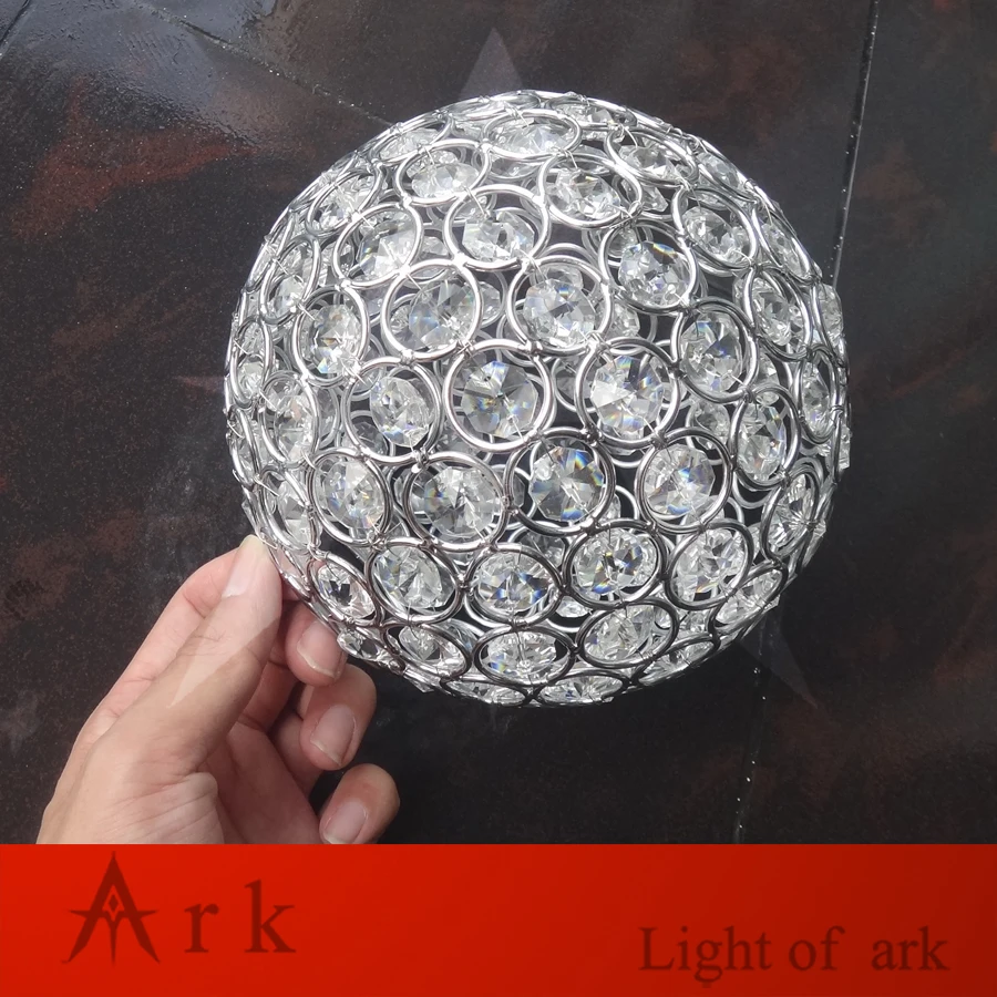 

MeetingLight NEW DESIGN Dia 15cm Chrome Shade crystal Ball E27 table Lamp magic fantasy Lighting