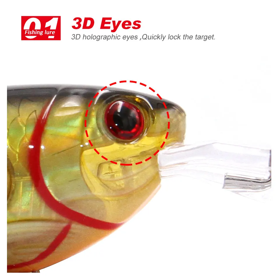 TacklePRO M07 кренкбейт рыболовные приманки Плавающий Гольян 50 мм 10 г 1,8-3,9 м 1 шт. приманка жесткая Морская Рыбалка снасти глубокий дайвинг