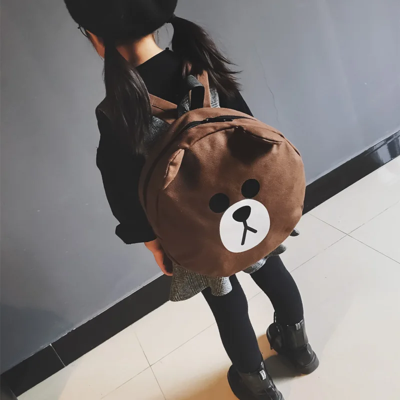 Новый рюкзак Augur парусиновая школьная сумка для студентов мультяшный | Багаж и