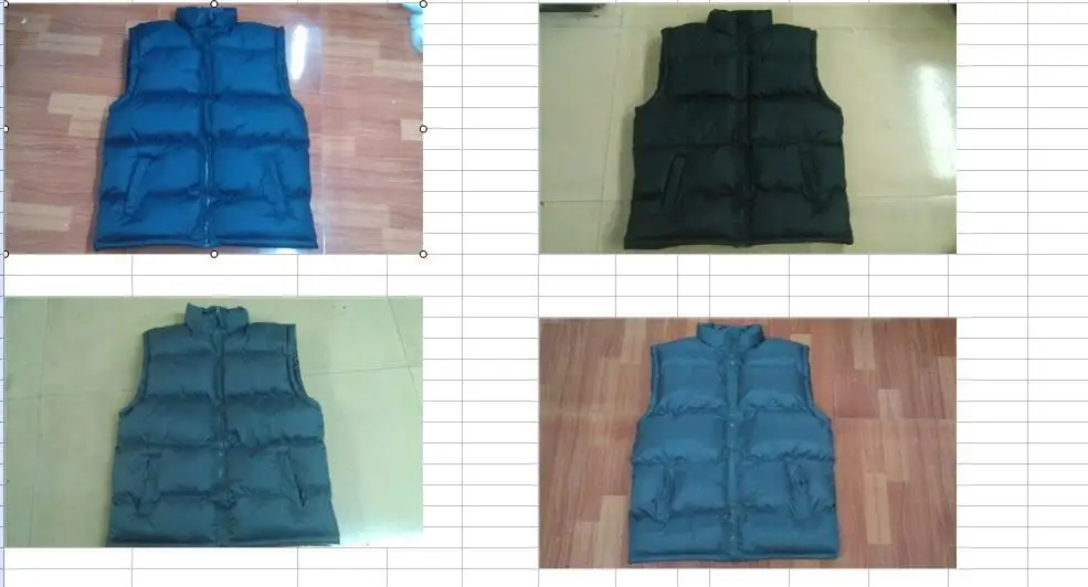 New Hot 2014 Spring and Winter Vest 100% Polyester Made by Draw texturing yarn With PVC Coating Plus Size | Мужская одежда