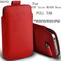 casteel pu leather case for dexp ixion es550 soul 3 pro e350 soul 3 ms450 born e340 strike pull tab sleeve bag case cover shield