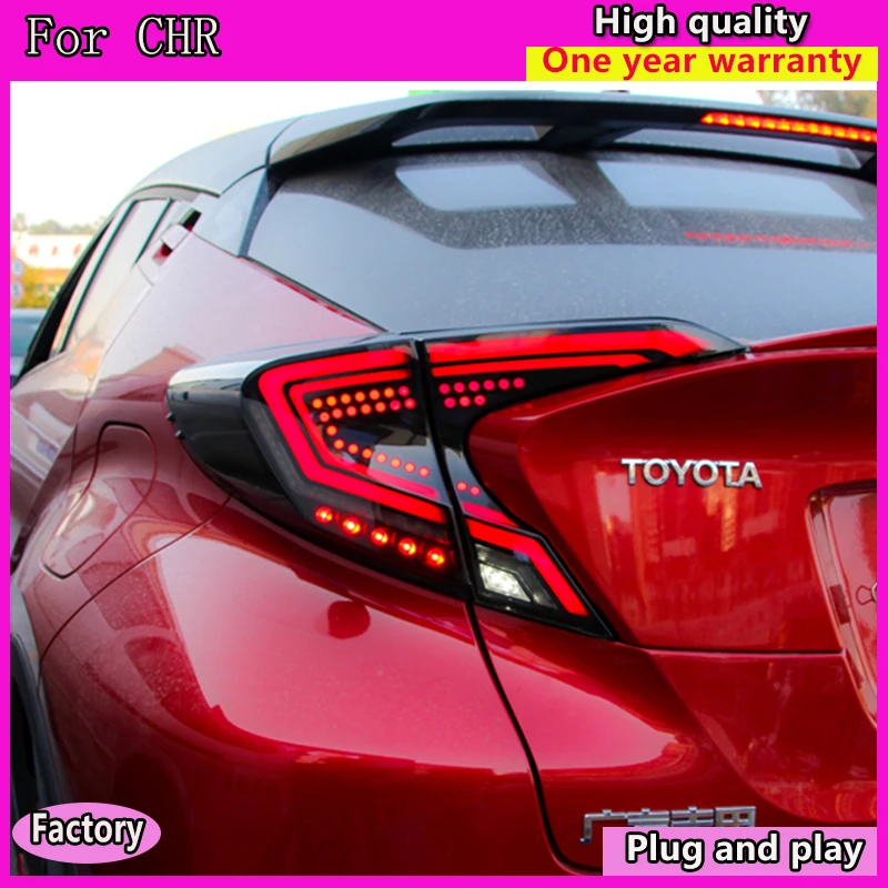 Стайлинга автомобилей задние фонари для Toyota CH R C HR ЧР 2017 2018 светодиодные фары