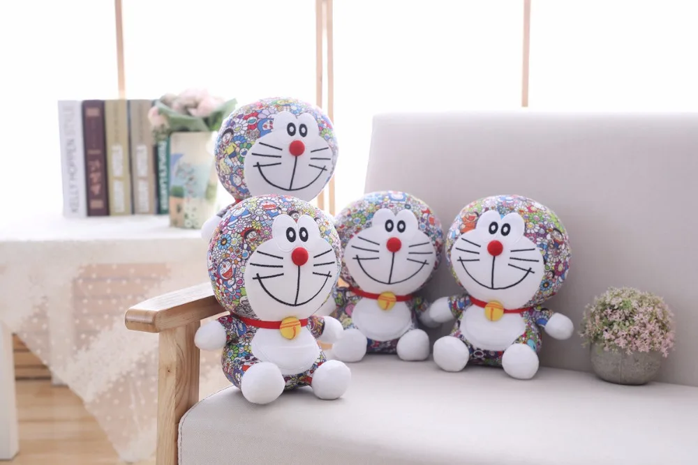 Hot25cm/35cm Дораэмон плюшевая детская игрушка Kawaii кошка кукла мягкие животные