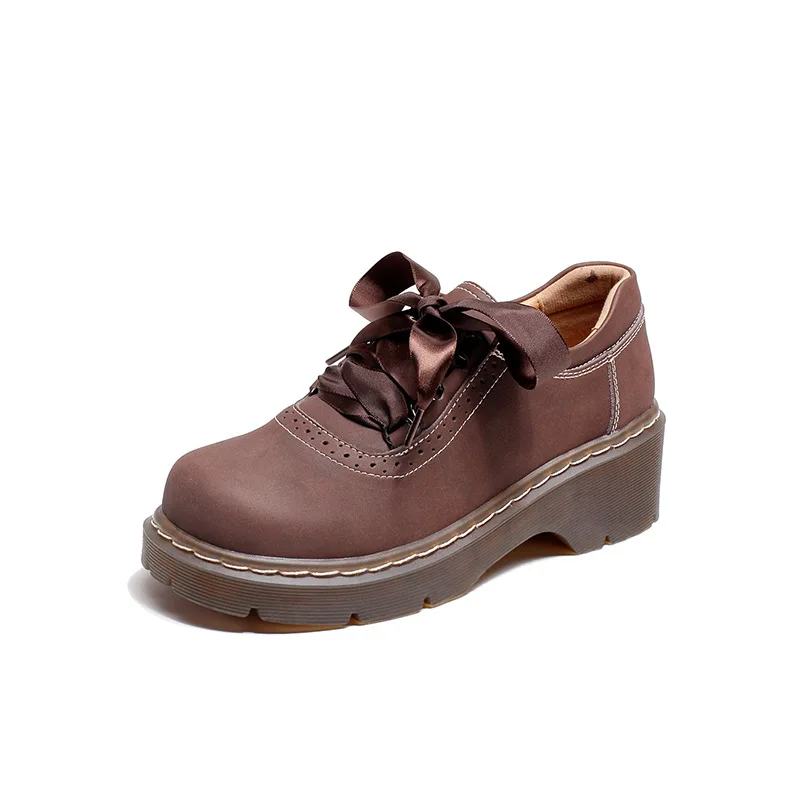 2019 г. новые осенние модные простые однотонные туфли на плоской подошве женские