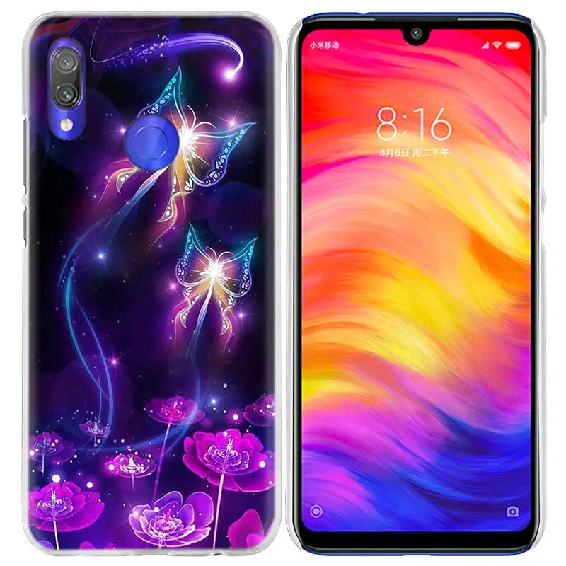Чехол с мандалой и бабочкой для Xiao mi Red mi Go Note 7 6 6A Pro S2 5 4X mi A1 A2 9 mi x 3 5G 8 lite Play F1 жесткий чехол для телефона из ПК