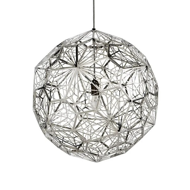 Современные подвесные светильники 65 см из нержавеющей стали для спальни