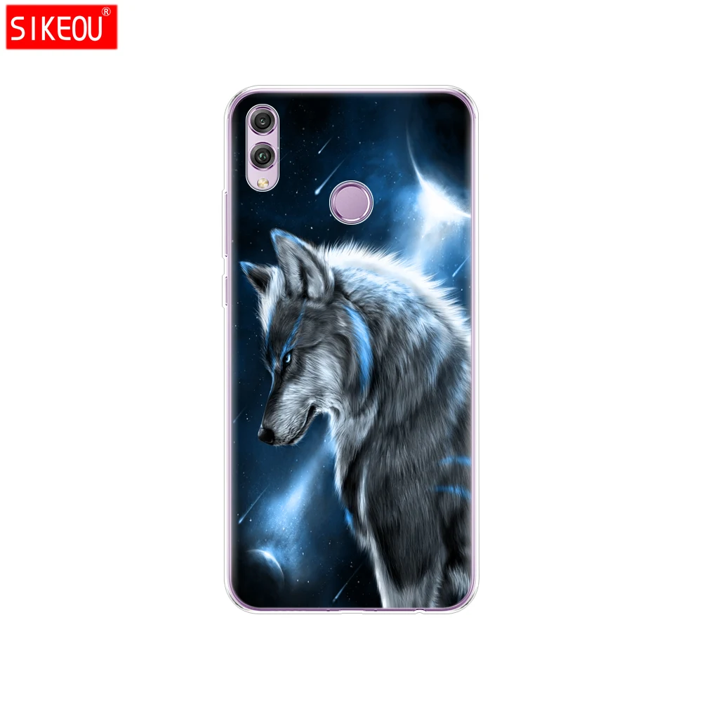 Чехол для huawei honor 8x, 6,5 дюймов, силиконовая Мягкая задняя крышка из ТПУ для huawei honor 8x, Защитные чехлы для телефонов, чехлы, чехлы с цветами - Цвет: 12057
