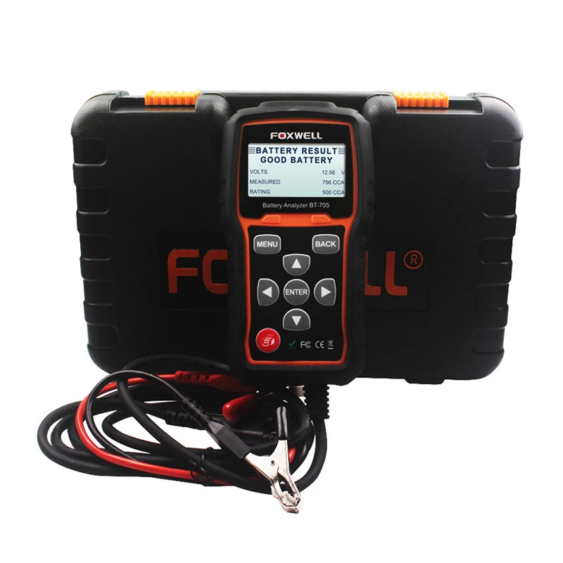Подлинная FOXWELL BT-705 Battery Analyzer 12 В 24 BT705 Авто Батареи Тестер Обнаруживает Папа