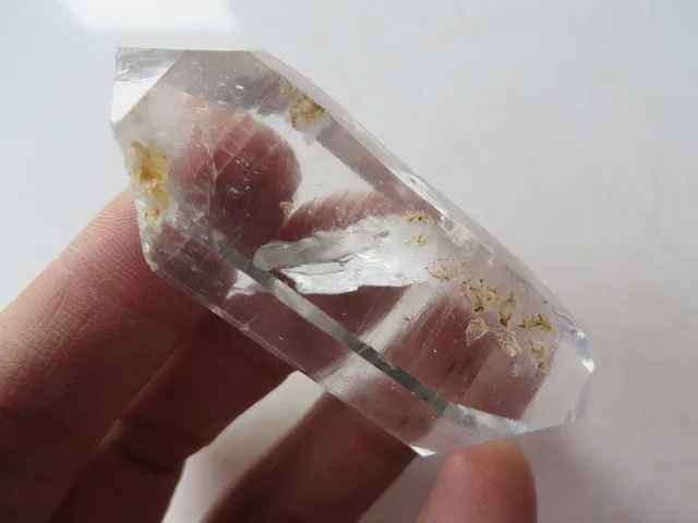 AAA супер прозрачный кварцевый кристалл алмаз херкимера с большими радужными