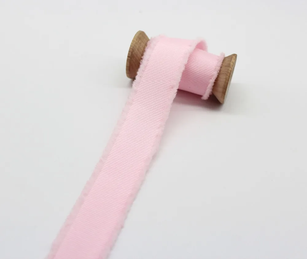 Розовые ленты серии Grosgrain печатные ленты в горошек клетчатая лента клетчатая полиэстер ткань Декор Аксессуары