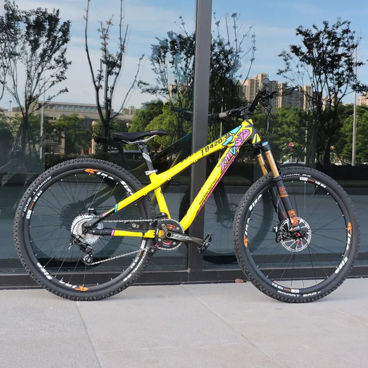 Kinesis TD420S рама для горного велосипеда, алюминиевая рама, совместимая с колесным валом 27,5 дюймов/26 дюймов/быстроразъемной рамой