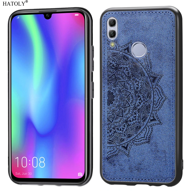 Чехол для Huawei P Smart 2019 чехол Y6 Y7 P30 Pro Honor 8A тпу рамка тканевый телефона 2019|Бамперы| |