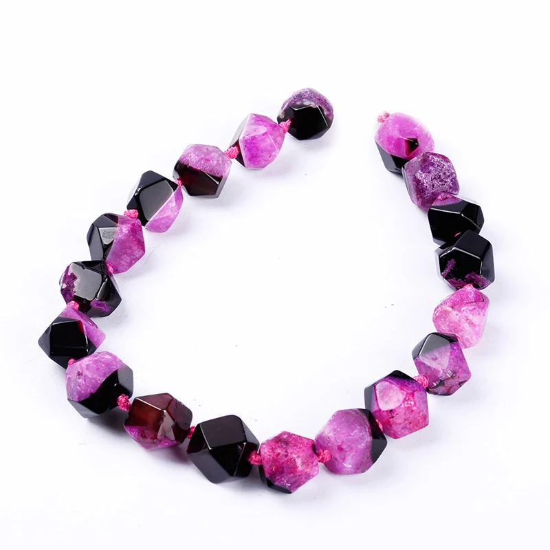 Бусины из агата натурального камня fushia бусины полудрагоценных камней