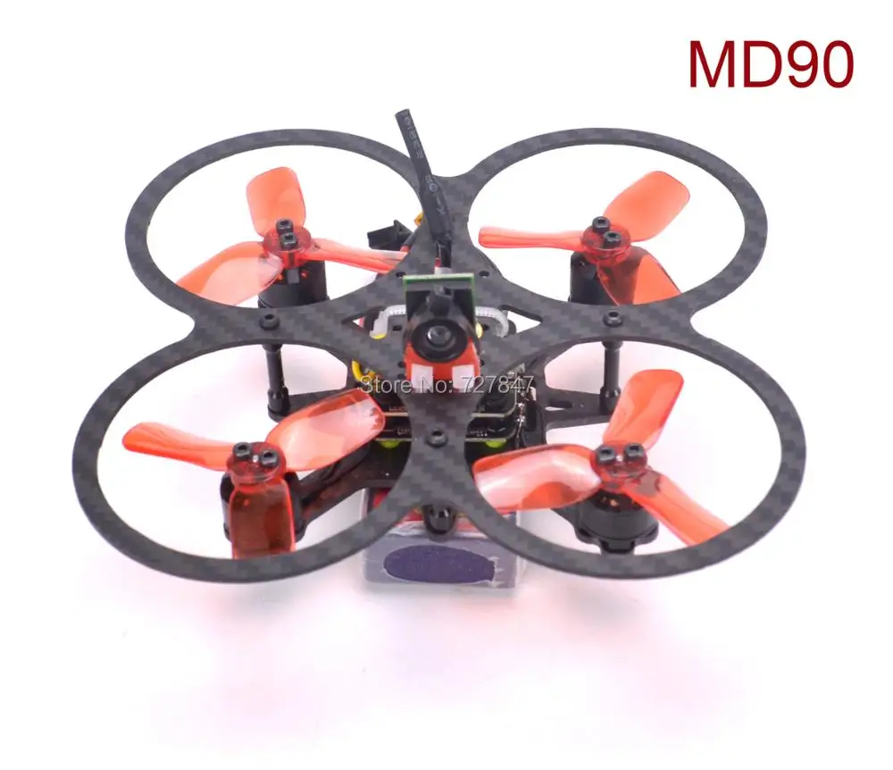 Мини Квадрокоптер из углеродного волокна MD90 90 мм MD F3/F4 Mini Flytower 4 в 1 ESC 1103 7800kv для FPV