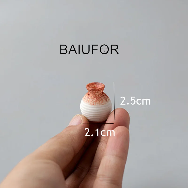 BAIUFOR супер мини ваза миниатюрная пластиковая модель Ремесла Декор для кукольного