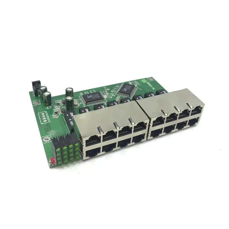 OEM 10/100 Мбит/с RJ45 16 портов быстрый Ethernet коммутатор модуль Lan хаб штепсельная вилка