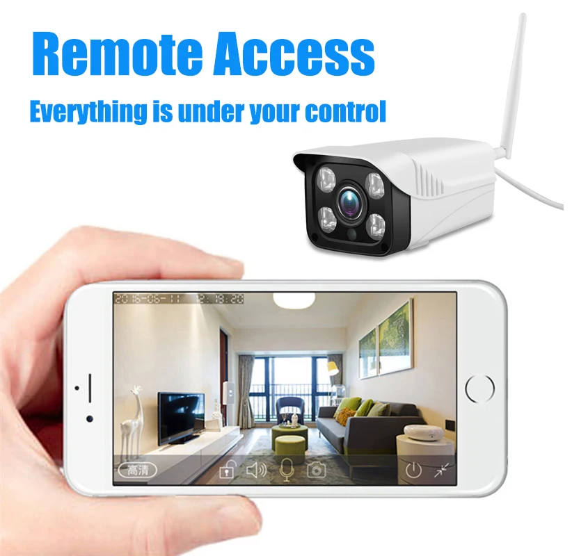 Lintratek камера видеонаблюдения Wifi HD 720P облачная для хранения Bullet ip 4 ИК лампы