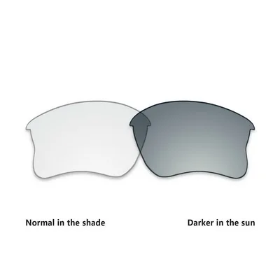 Photochromic Clear ToughAsNails поляризованные Сменные линзы для солнцезащитных очков Оукли Flak Jacket XLJ-несколько вариантов - Цвет линз: Photochromic Clear