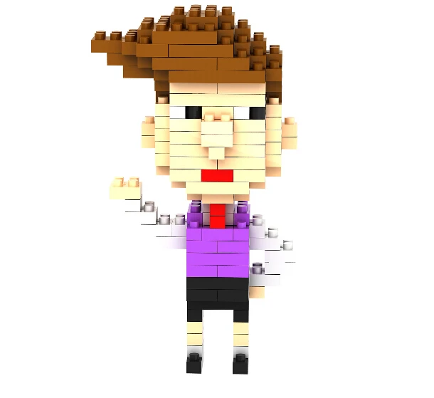 Оптовая LOZ Блоки Chibi Maruko Чан Серии Сборки Образовательные Игрушки Небольшие