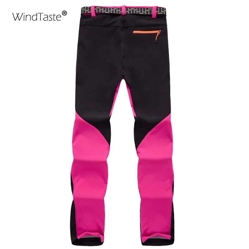 WindTaste женские Зимние флисовые термо брюки уличная брендовая одежда для пеших прогулок кемпинга альпинизма софтшелл брюки женские KA020