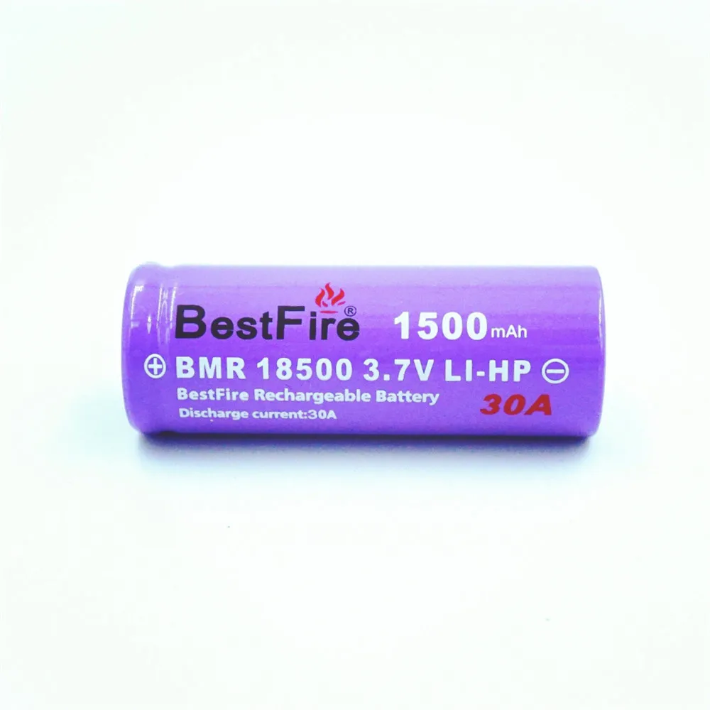 2pcs Bestfire 18500 Battery 3.7V 1500mAh Rechargeable Lithium li-ion Baterias for Electric Clippers Camera Flashlight Tools B130 |