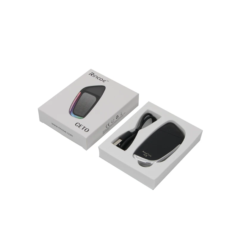 Оригинальная система испарителя Rincoe Ceto Vape Pod с емкостью 370 мАч 2 мл картридж все в