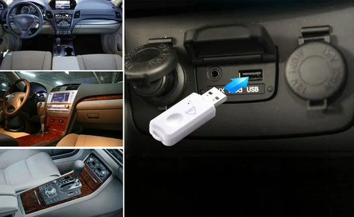 Лидер продаж Высокое качество USB Беспроводной громкой связи Bluetooth аудио Музыка приемник адаптер для iPhone 4 5 Mp4 C713