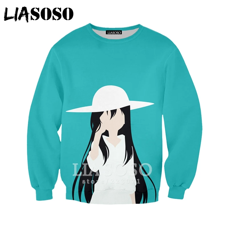 LIASOSO 2019 New Men Women Fashion Hoodies 3D Print Anime Accel World Sweatshirt Casual Unisex Long Sleeve Top Pullover A180-05 | Мужская