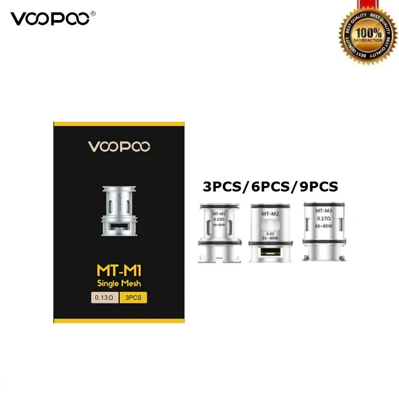 3 шт./6 шт./9 шт./партия оригинальный атомайзер VOOPOO для испарителя Voopoo Maat испаритель