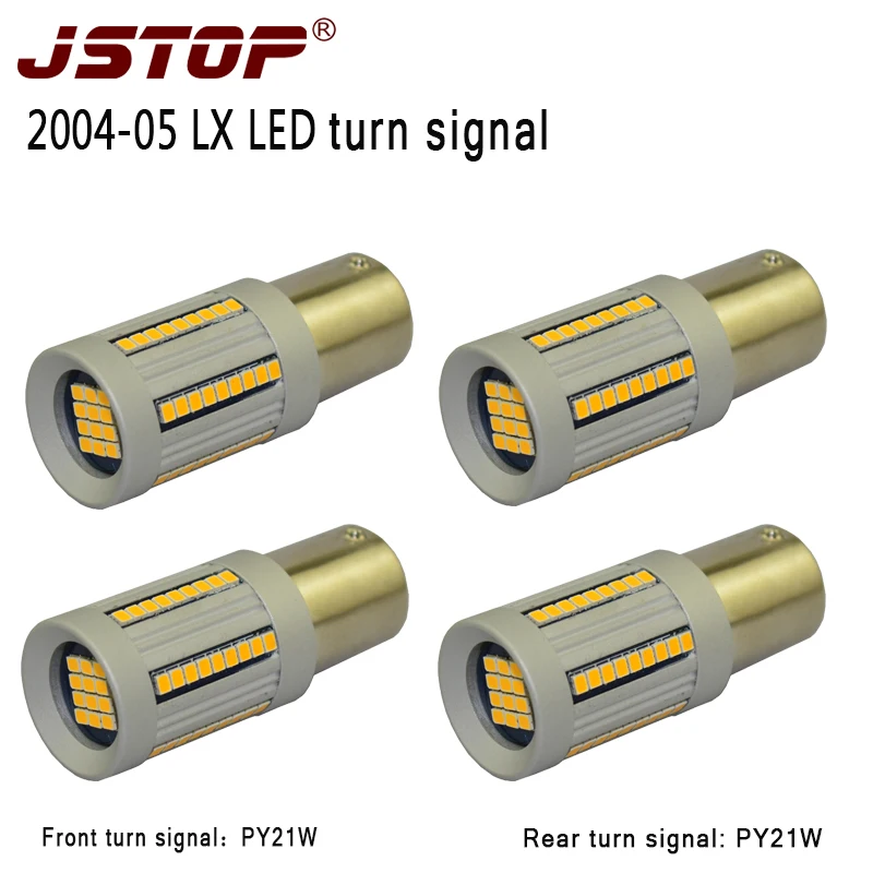 JSTOP 4 шт./компл. LX470 светодиодные передние и задние указатели поворота 100% без
