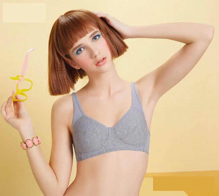 Бюстгальтер для девушек бесшовное нижнее белье из хлопка бюстгальтер большого