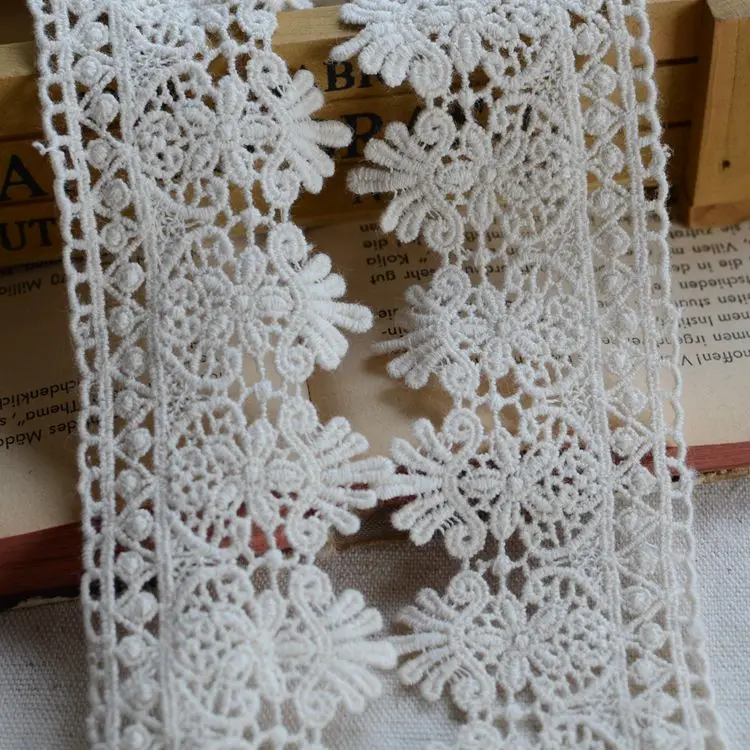 #909 водорастворимое хлопковое кружево для скрапбукинга кружевная отделка