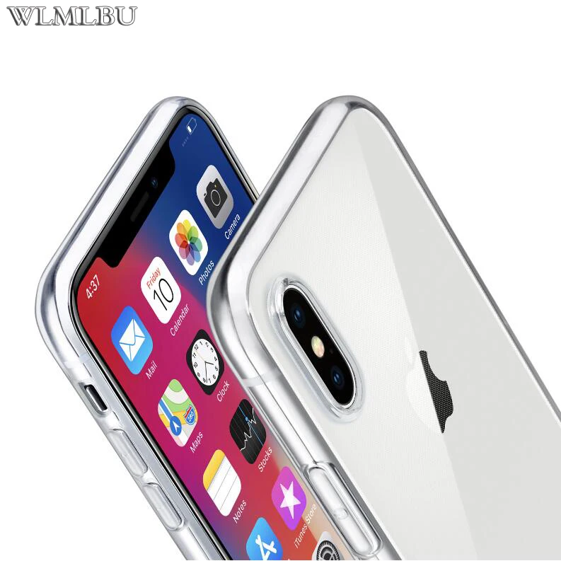 WLMLBU For 7 7Plus 8 8Plus X XS MAX XR Transparent Phone Case iPhone 5 5s SE 6 6s 6Plus 6sPlus Clear Silicon Soft TPU |