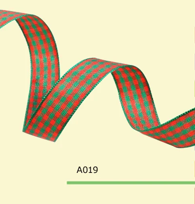 

1-1/2" inch 38mm decorative plaid ribbons