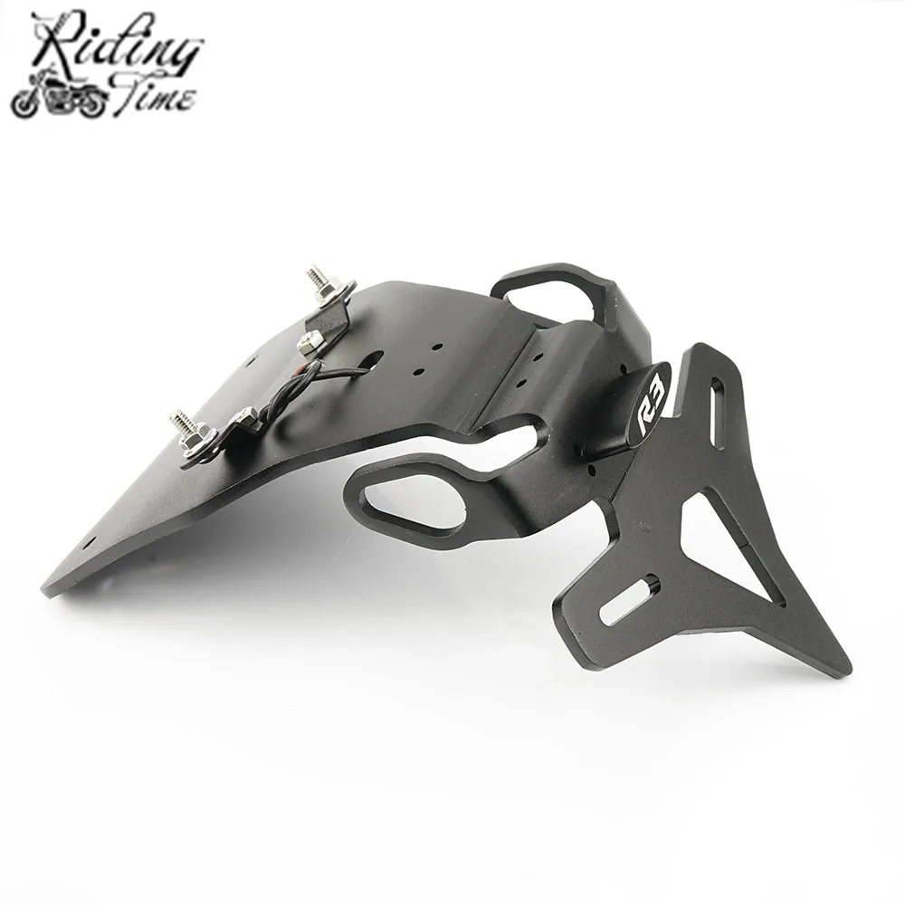 Держатель номерного знака мотоцикла Кронштейн Рамка ХВОСТ Tidy Fender Eliminator- для Yamaha YZF R3 YZFR3