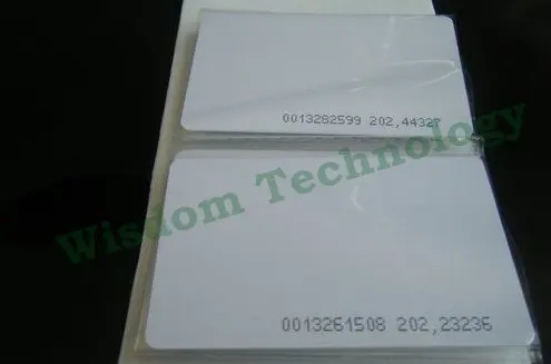 100PCS/Lot Proximity Card 125KHZ RFID Cards EM4100 TK4100 PVC | Безопасность и защита