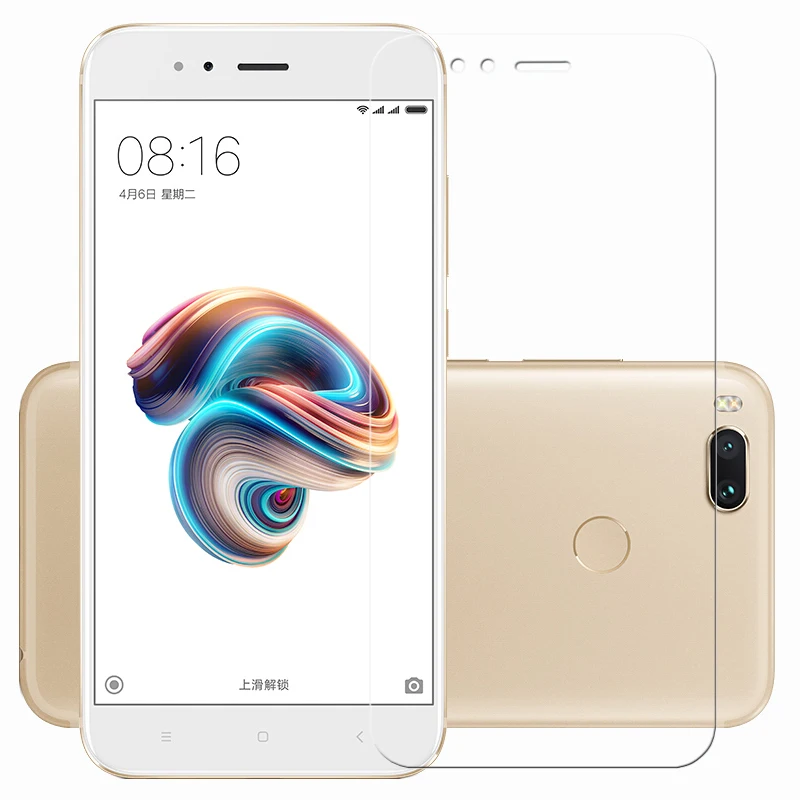 Закаленное стекло для xiaomi 5X/A1 защитный экран 5 дюйма Защитная пленка смартфона